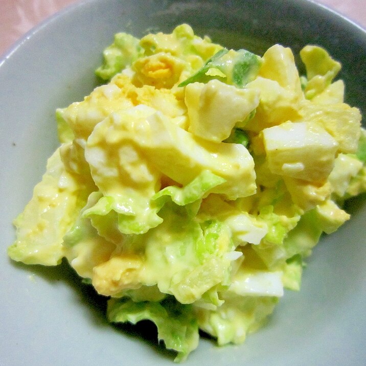 白菜の卵サラダ